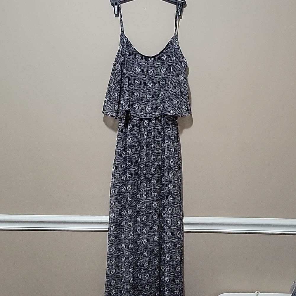Patterned maxi dress